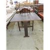 Image 1 : PRIMITIVE 36X31X30 PINE DROP LEAF TABLE