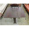 Image 2 : PRIMITIVE 36X31X30 PINE DROP LEAF TABLE