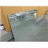 Image 1 : 62X42 VINTAGE BEVELED GLASS LARGE WALL MIRROR