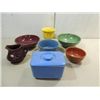 Image 1 : LOT 7 VINTAGE HAEGER & WESTINGHOUSE CERAMIC BOWLS,