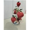 Image 2 : NEW NEVER USED MUG STAND & FOUR APPLY SHAPED MUGS