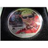 Image 1 : Dale Earnhardt Jr. colorized American Silver Eagle coin