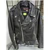 Image 1 : Brooks Leather Motorcycle Jacket - Sz38