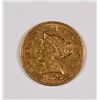 Image 1 : 1878-S $2.50 GOLD LIBERTY LUSTROUS XF/AU