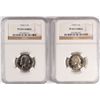 Image 1 : 1968-S & 1969-S NGC PF69 CAMEO JEFFERSON NICKELS