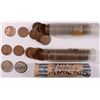 Image 2 : 2 ROLLS OF MIXED DATE WHEAT CENTS (100) TOTAL & MIXED FULL &