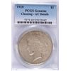 Image 1 : 1928 PEACE DOLLAR PCGS AU DETAILS CLEANED