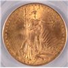Image 2 : 1927 $20 GOLD ST. GAUDENS PCGS MS66