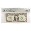 Image 1 : 1969 $1 Federal Reserve Note PMG 65