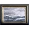 Olja, marin med angbat, sign. CW 1939 (C G Wallin), 29*44, mindre krackelyrer och hal....