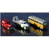 Image 1 : Tekno, Buick ambulans "Falck", rod,  nr. 732, Carlsberg bryggeribil, saknar bla olbackar, gron/vi...