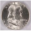 Image 2 : 1963D Franklin Half Dollar MS64 PCGS