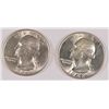 Image 1 : 1947D & 1948D Washington Quarters MS64+