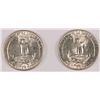 Image 2 : 1947D & 1948D Washington Quarters MS64+
