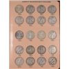 Image 3 : COMPLETE 1916 thru 1947  CIRCULATED SET OF WALKING LIBERTY HALF DOLLAR IN ALBUM