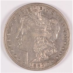 1883-S MORGAN SILVER DOLLAR, XF/AU