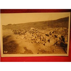 POST CARDS RPPC MILITARY BOMBED AMMO SITE POST CARD
