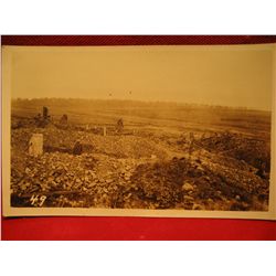 POST CARDS RPPC POST CARDS RPPC WORLD WAR OLD BOMBED OUT GERMAN TRENCH
