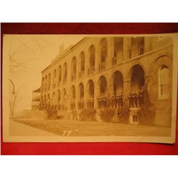 POST CARDS RPPC POST CARDS RPPC POST CARDS RPPC WORLD MILITARY MEN AT EASE ~ BUILDING