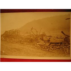 POST CARDS RPPC World War 1 WW1 Military War US Smashed TRUCKS CARNAGE