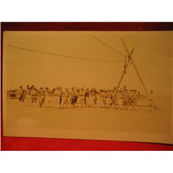 POST CARDS RPPC WWI ww1 war USA Real Photo GROUP OF ARMY MEN