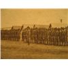 Image 2 : POST CARDS RPPC WAR WORLD 1 MARCHING DRILL ATTENTION CAMP BASE