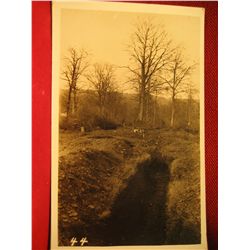 POST CARDS RPPC VINTAGE GROUP OF MILITARY MEN PHOTO WORLD WAR I WW1 THE TRENCHES CLEARED