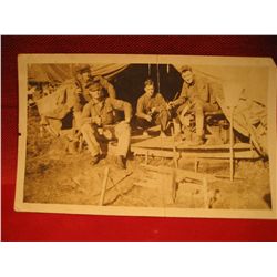POST CARDS RPPC WWI ww1 war USA Real Photo GROUP OF ARMY DOUGHBOY'S WORLD WAR I DRINKING