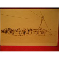 POST CARDS RPPC WWI ww1 war USA Real Photo GROUP OF ARMY DOUGHBOY'S WORLD WAR