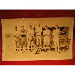 POST CARDS RPPC SORTS WORLD WAR 1 WW1 BASKETBALL MILITARY PHOTOGRAPH