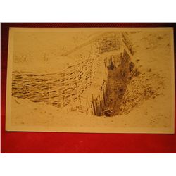 POST CARDS RPPC VINTAGE GROUP OF MILITARY MEN PHOTO WORLD WAR I WW1 THE TRENCHES CLEARED