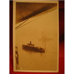 POST CARDS RPPC WWI WAR SHIP RESCUE BOATS SHIPS SHIP BOAT