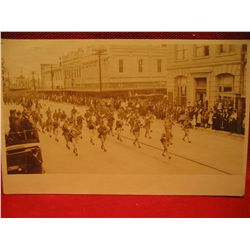 POST CARDS RPPC WAR WORLD 1 MARCHING HORSE PARADE MILITARY PRIDE
