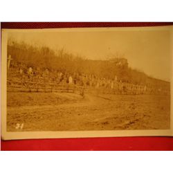 POST CARDS RPPC Original WWI WW1 World War I PHOTOGRAPH BARRIER  GRAVEYARD