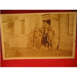 POST CARDS RPPC WWI ww1 war USA Real Photo GROUP OF ARMY DOUGHBOY'S WORLD WAR I