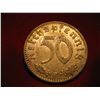 Image 2 : OLD COIN NAZI GERMANY 50 1941E SWASTIKA WORLD WAR II