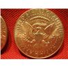Image 6 : 2 1964D KENNEDY HALF DOLLAR 90% SILVER