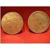 Image 1 : (2) PEACE DOLLARS 90% SILVER (1) 1926-S, (1)1925S