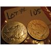 Image 8 : PEACE DOLLARS 90% SILVER 1926~p, 1926~S