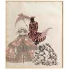 Image 1 : HANS H. BARON VOIGT GENANNT ALASTAIR (1887-1969) Geburtstag der Infantin Gouache in Schwarz un...