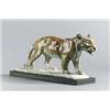 Image 1 : KARLSRUHER MAJOLIKAMANUFAKTUR Karlsruhe Lilli Hummel-König Tiger Keramik. Unikat. Heller Sche...