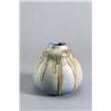 Image 1 : JEAN MARIE POINTU St.-Amand-en-Puisaye Vase Keramik. Beigefarbener Scherben mit blauer und par...