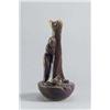 Image 1 : GRES DE RAMBERVILLERS Rambervillers R. Jeandelle Vase Keramik. Hellbrauner Scherben mit farbig...