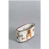 Image 1 : WIENER WERKSTÄTTE Wien Alice Ehmann Jardiniere Keramik. Hellgrauer Scherben crèmefarbene Über...