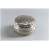 Image 1 : CRISTALLERIES DE BACCARAT Meuthe et Moselle Dose farbloses Glas Silber. Auf der Wandung tiefg...