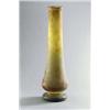 Image 1 : DAUM FRÈRES Nancy Vase farbloses Glas. Unregelmäßige weiße gelbe und orangefarbene Pulvereins...