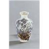 Image 1 : EMILE GALLE Nancy Vase farbloses matt geätztes Glas. Partiell lachsfarbener Unterfang sowie w...