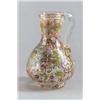 Image 1 : J. N. ALPHONSE GIBOIN Libourne/Gironde Krug farbloses Glas. Farbige Emailbemalung in Weiß Bra...
