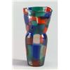 Image 1 : VENINI & C. Murano Fulvio Bianconi Vase Pezzato farbloses und verschiedenfarbiges Glas. Pezzat...