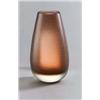 Image 1 : VENINI & C. Murano Paolo Venini Vase Inciso farbloses Glas. Innen amberfarben überfangen Wand...